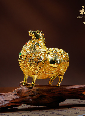 祥运金骏迎福2026马年新年玄关书房摆件家居装饰品送朋友生日礼物