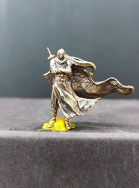 侠客盆景黄铜水陆缸造景小摆件人古风小人物微景观江湖故假山披风