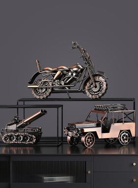 北欧覆古模型家居饰品小摆件酒柜家庭装饰品创意办公室桌面摆设