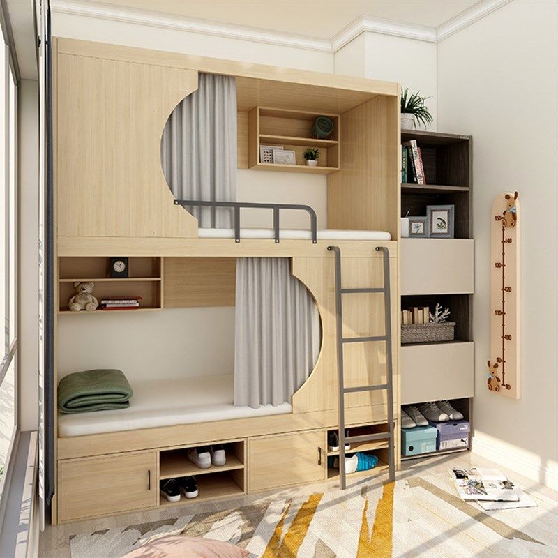 青旅民宿双层床公寓床学生宿舍实木上下铺电竞酒店太空舱上下床,淘宝优惠券,粉丝福利购,淘宝优惠卷