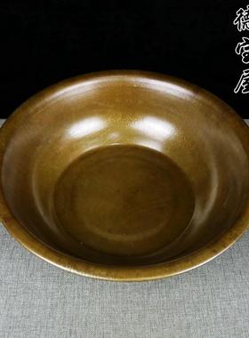 纯铜水瓢 大号铜瓢 铜水勺黄铜大勺铜马勺老式纯手工铜锅铜盆脸盆