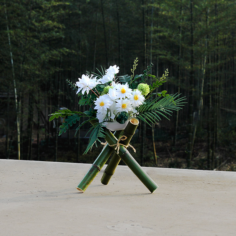 竹子三脚架支架子订婚庆婚礼周岁道具装饰布置美陈摆件支撑竹筒竿,淘宝优惠券,粉丝福利购,淘宝优惠卷