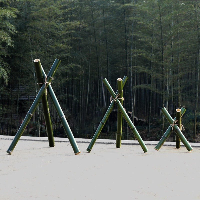 竹子三脚架支架子订婚庆婚礼周岁道具装饰布置美陈摆件支撑竹筒竿,淘宝优惠券,粉丝福利购,淘宝优惠卷