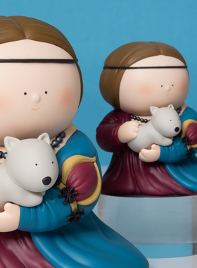 大美术馆 大艺术家系列第三季 莫奈世界名画手办桌面车载摆件礼物