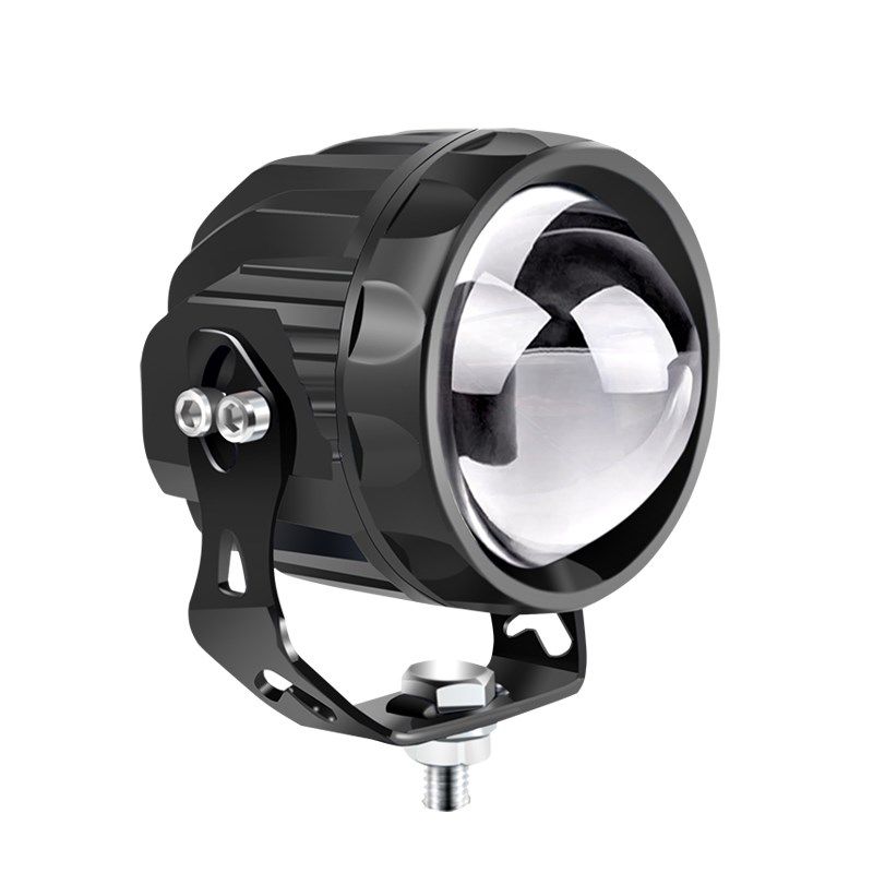 摩托车激光炮射灯超亮聚光双色越野车顶灯LED透镜黄白光远光炮灯,淘宝优惠券,粉丝福利购,淘宝优惠卷