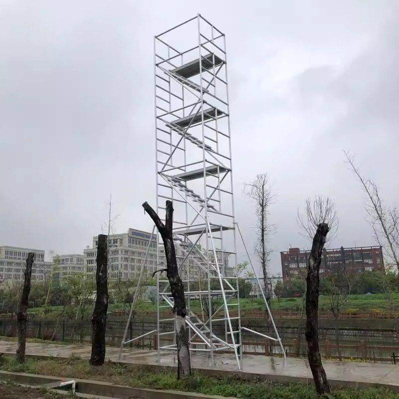 铝合金脚手架移动登高爬梯工地活动门式快装高空作业平台,淘宝优惠券,粉丝福利购,淘宝优惠卷