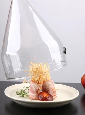 高硼硅玻璃菜罩意境碗特