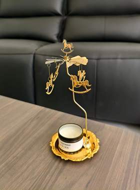 走马灯金属香薰蜡烛杯托