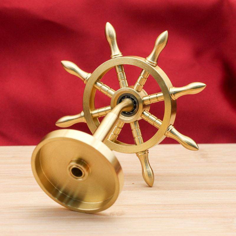 黄铜舵领航员舵酒店办公桌面开幕礼品装饰摆件泽羽中国风,淘宝优惠券,粉丝福利购,淘宝优惠卷