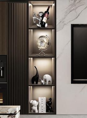 酒柜装饰品摆件轻奢高档暴力熊家居客厅电视柜玄关陶瓷2025展示柜