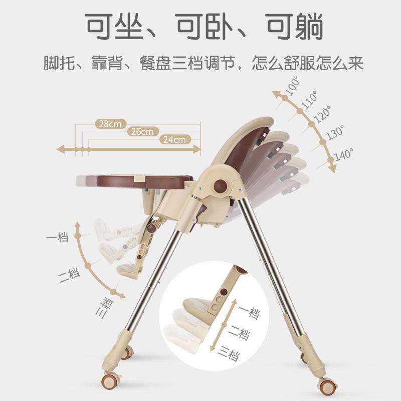 儿童餐椅宝宝餐椅可折叠多功能便携式家用婴儿餐桌椅吃饭座椅子,淘宝优惠券,粉丝福利购,淘宝优惠卷