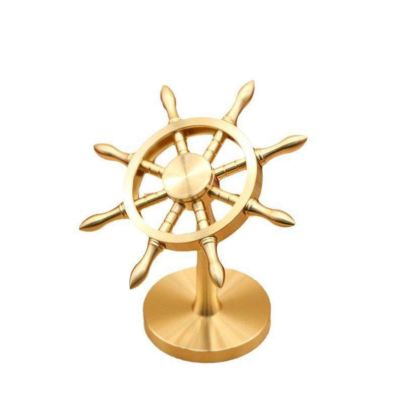 黄铜舵领航员舵酒店办公桌面开幕礼品装饰摆件泽羽中国风,淘宝优惠券,粉丝福利购,淘宝优惠卷