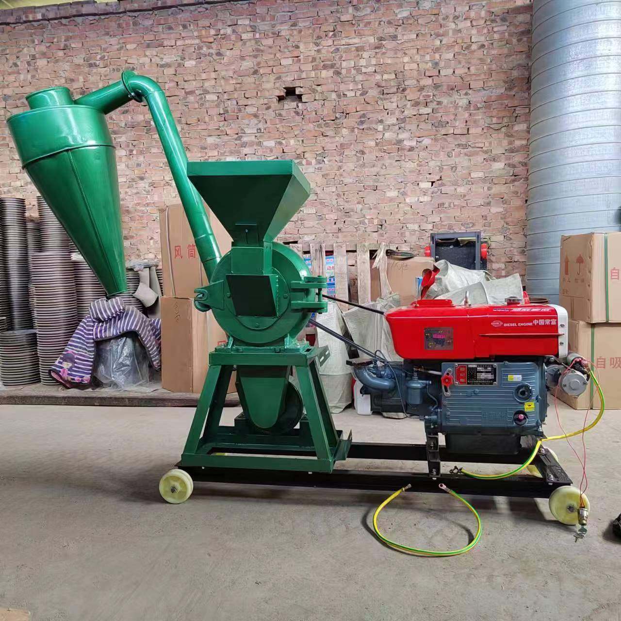 多功能齿爪粉碎机玉米大米杂粮磨粉机稻壳果壳豆粕麦麸饲料粉碎机,淘宝优惠券,粉丝福利购,淘宝优惠卷