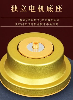 西藏式电动转轮多吉彩绘电机办公转轮桌面底座创意礼.品转筒摆件