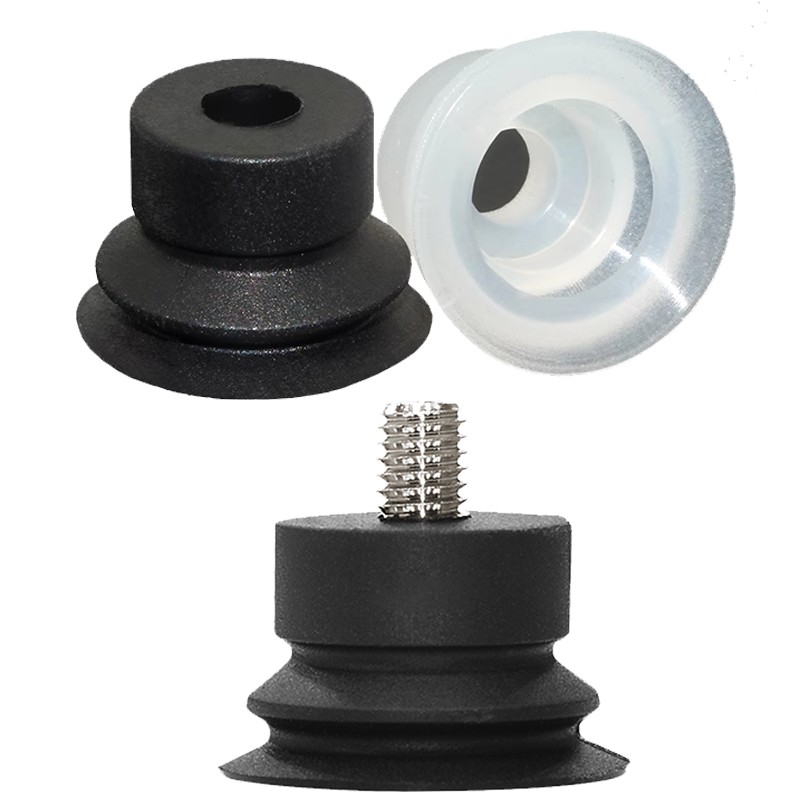 需定制ZP2-B系列 风琴型双层真空吸盘吸嘴带螺牙械手配件气动硅胶 - 图3