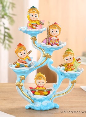 齐天大圣孙悟空摆件创意客厅卧室书房桌面K神话装饰品送人乔迁礼