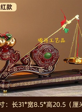 新中式称心如意招财摆件高档客厅酒柜玄关电视柜装T饰乔迁新居礼