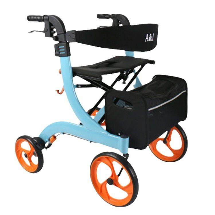 铝合金四轮购物车手推可折叠助行购物车老人出行用品小巧轻便好用,淘宝优惠券,粉丝福利购,淘宝优惠卷