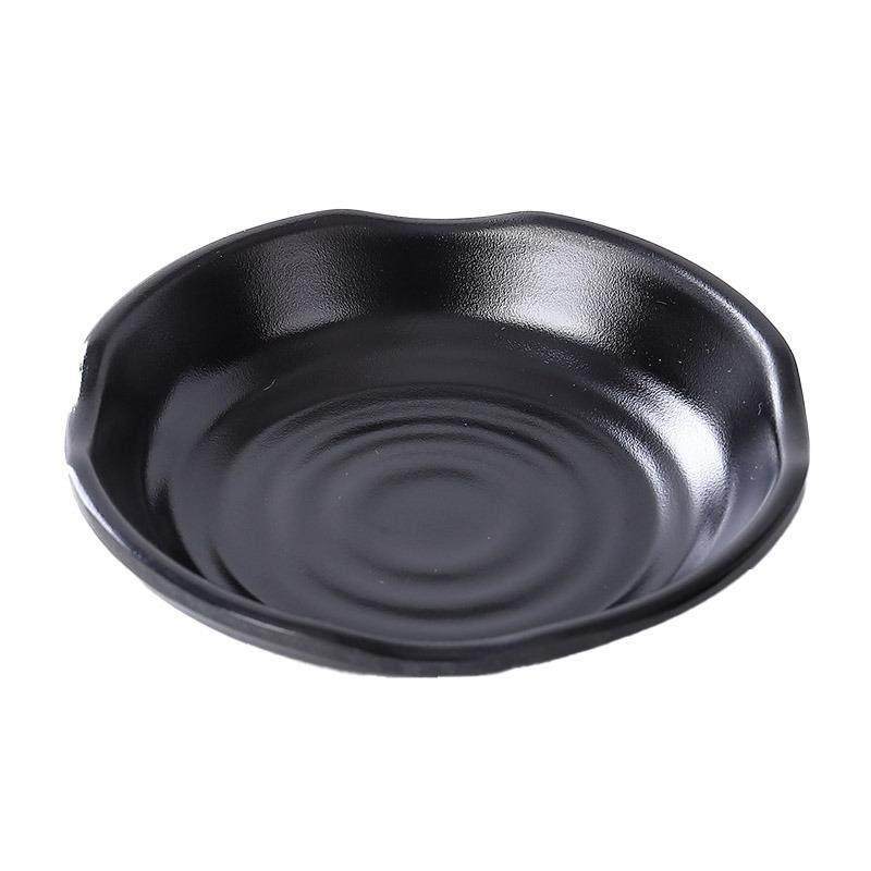 密胺餐具KTV酒吧专用小吃碟子泡菜碟黑色创意塑胶盘商用凉菜碟子,淘宝优惠券,粉丝福利购,淘宝优惠卷