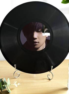 林俊杰模拟黑胶唱片装饰音乐专辑周边创意礼物的朋友台面装饰