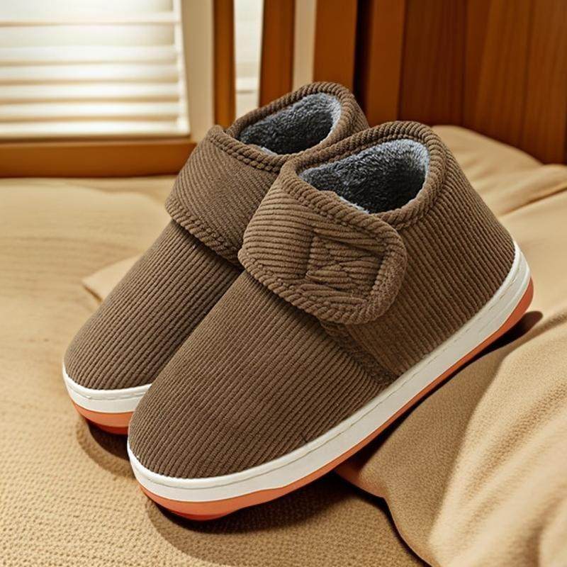 冬季牛筋底男童棉鞋加厚底防滑居家室内外魔术贴居家保暖棉拖鞋女,淘宝优惠券,粉丝福利购,淘宝优惠卷