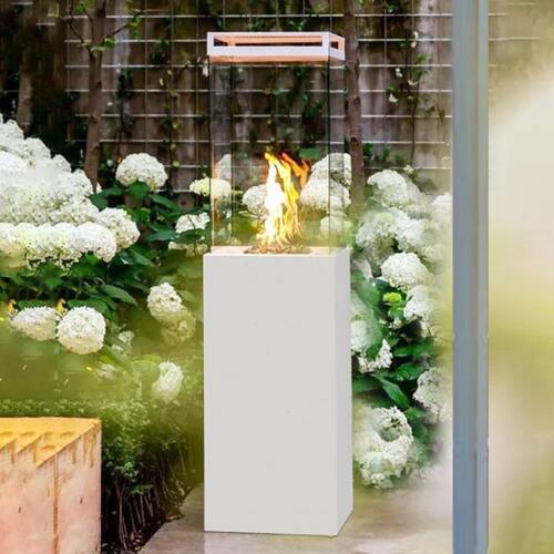 户外取暖器燃气真火壁炉酒吧庭院烤火炉露营火焰液化天然气取暖炉 - 图3
