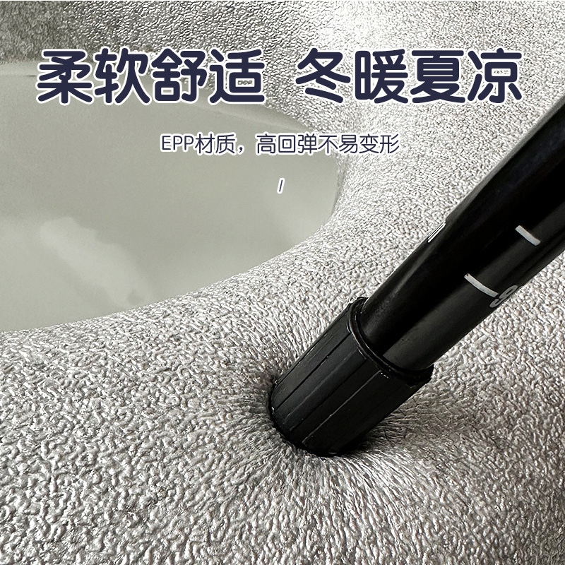 马桶坐垫圈d软马桶坐便器增高垫EPP可水洗防水老年人坐便垫圈 - 图1