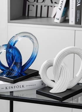 风生水起抽象艺术摆件客厅电视柜酒D柜办公室软装饰品乔迁新居礼