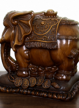 大象存钱罐大号招财创意储钱摆件20D21年新款轻奢只进不出儿童实