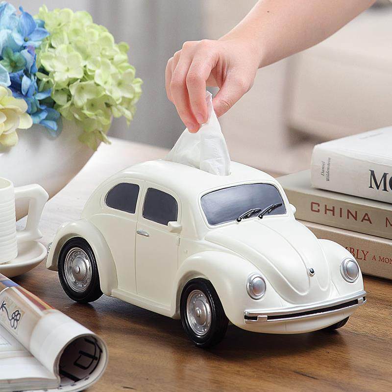 创意汽车纸巾盒客厅餐巾纸卷纸抽盒儿童房桌面轻奢高档收纳抽纸盒,淘宝优惠券,粉丝福利购,淘宝优惠卷
