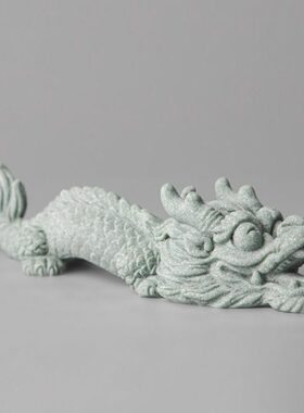 条茶青玩新中式鱼缸装饰造景好个性石砂摆件桌面逗兽记 茶宠一龙