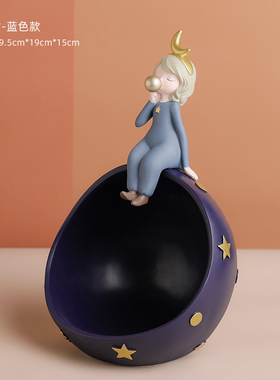 轻奢少女风礼g物梳妆台进门玄关放钥匙收纳客厅家居桌面装饰品摆