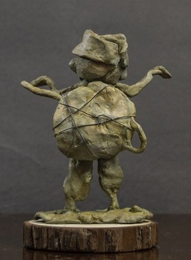 艺术品铸纯铜手工礼物客厅桌面摆件酒柜复古创意简约雕塑家居装饰