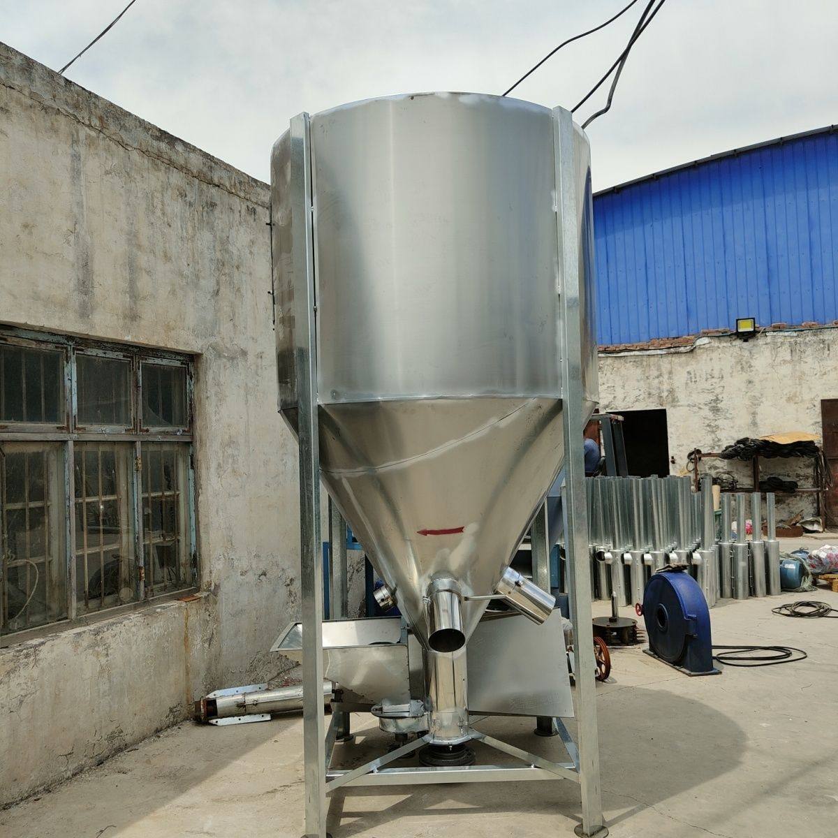 化肥不锈钢立式塑料搅拌机高效烘干加热颗粒混色桶拌料机塑料颗粒,淘宝优惠券,粉丝福利购,淘宝优惠卷