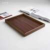 Wooden tea tray, solid wood tray for dining, rectangular home dining tray, tea set, tea cup tray, simple and modern