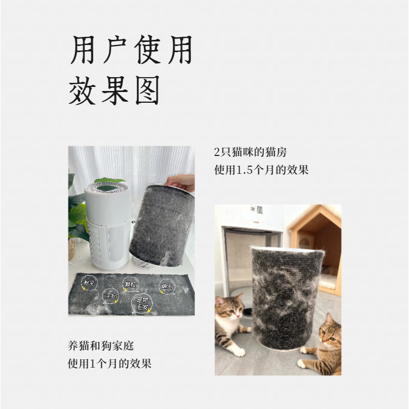 宠物猫毛过滤网初效过滤网静电除尘花粉柳絮宠物净化器防尘过滤网,淘宝优惠券,粉丝福利购,淘宝优惠卷