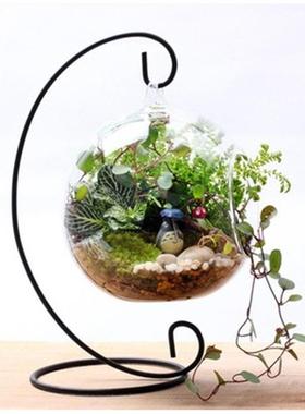 32CM微景观生态瓶 吊瓶支架挂架 悬挂花架 悬挂铁架挂钩 23CM