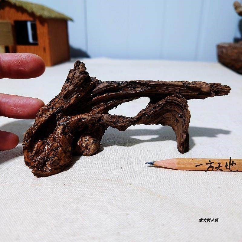 场景模型仿真微缩迷你小枯树干树皮沉木微景沙盘道具鱼缸造景摆件,淘宝优惠券,粉丝福利购,淘宝优惠卷