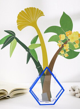 杜甫草堂 浣花深处花插香卡摆件 博物馆文创礼品七夕礼物送女友