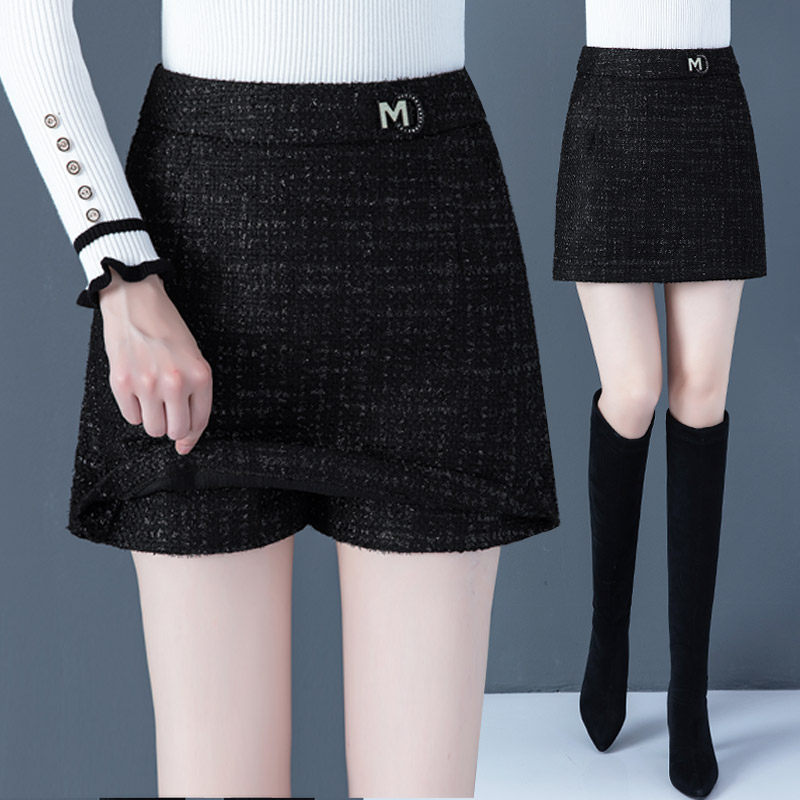 短裤裙秋冬2020年新款高腰半身裙 纤丝朵半身裙
