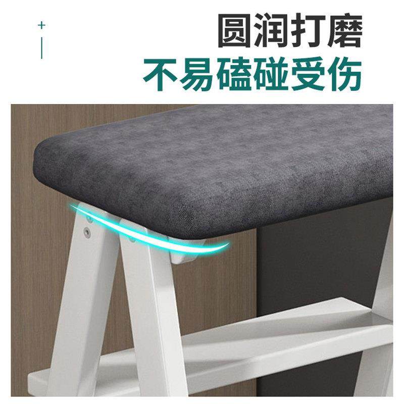 实木梯凳家用梯子折叠高脚凳厨房高板凳三步登高梯多功能客厅椅子,淘宝优惠券,粉丝福利购,淘宝优惠卷