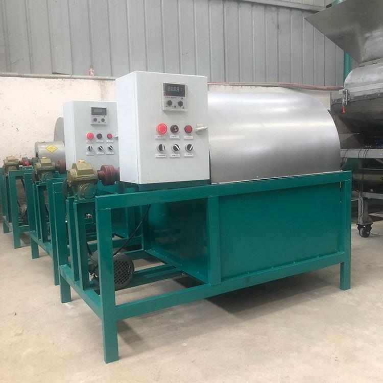 大型电磁加热炒料机炒芝麻机南瓜子核桃炒熟机电加热滚筒炒锅 - 图2