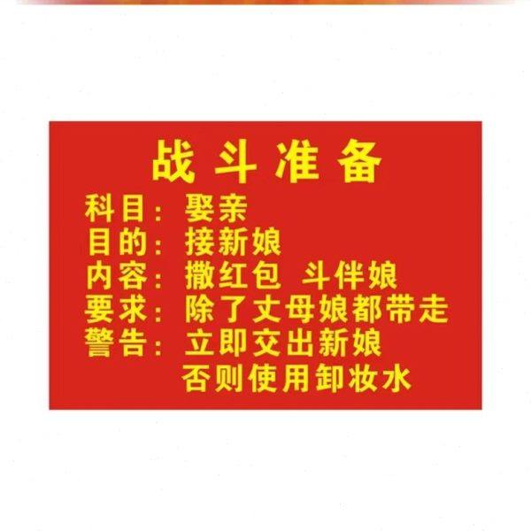 接亲道具新郎迎亲横幅兄弟警告立即交出新娘条幅布伴郎团搞笑旗帜,淘宝优惠券,粉丝福利购,淘宝优惠卷