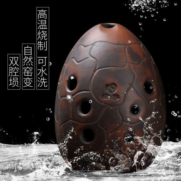 空谷埙专业演奏十孔蛋埙传统梨形埙升级款音色古朴可当茶宠可刻字,淘宝优惠券,粉丝福利购,淘宝优惠卷