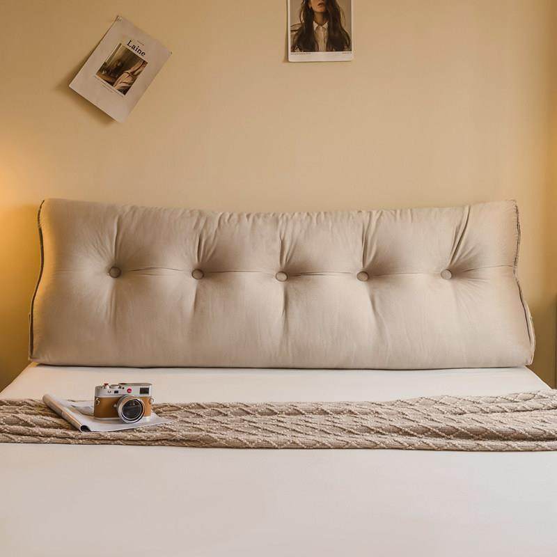 新款复古床头靠垫榻榻米软包大靠背加厚棕色靠枕床上沙发飘窗拆洗,淘宝优惠券,粉丝福利购,淘宝优惠卷