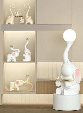 寓意好的大象如意摆件招财创意现代客厅玄关鞋柜装饰乔迁新居礼品