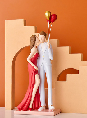 创意结婚送新人礼物n婚房布置客厅卧室床头柜装饰品新婚订婚送闺