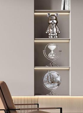 暴力熊酒柜装饰品摆件套装组合现代轻奢高档红酒架家居客厅电视柜