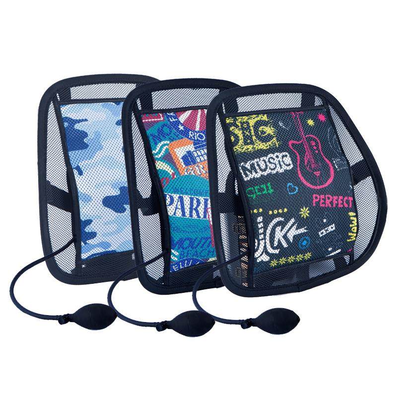 汽车腰靠夏季冰丝透气主驾驶腰靠背座椅按摩腰拖靠垫护腰气囊调节,淘宝优惠券,粉丝福利购,淘宝优惠卷