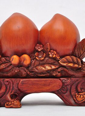 福寿双全寿桃摆件老年人生日礼物祝寿贺寿过作寿礼品寿礼退休礼物